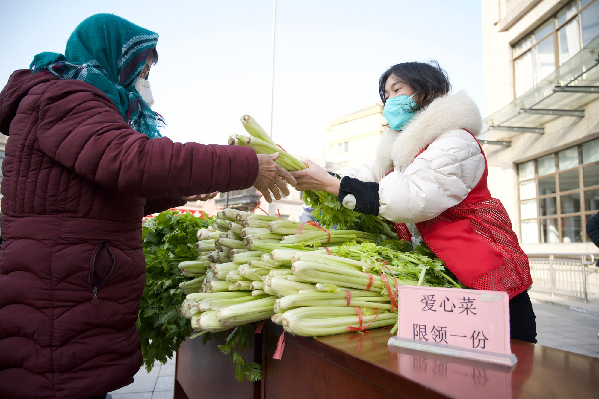 愛心蔬菜 情暖寒冬