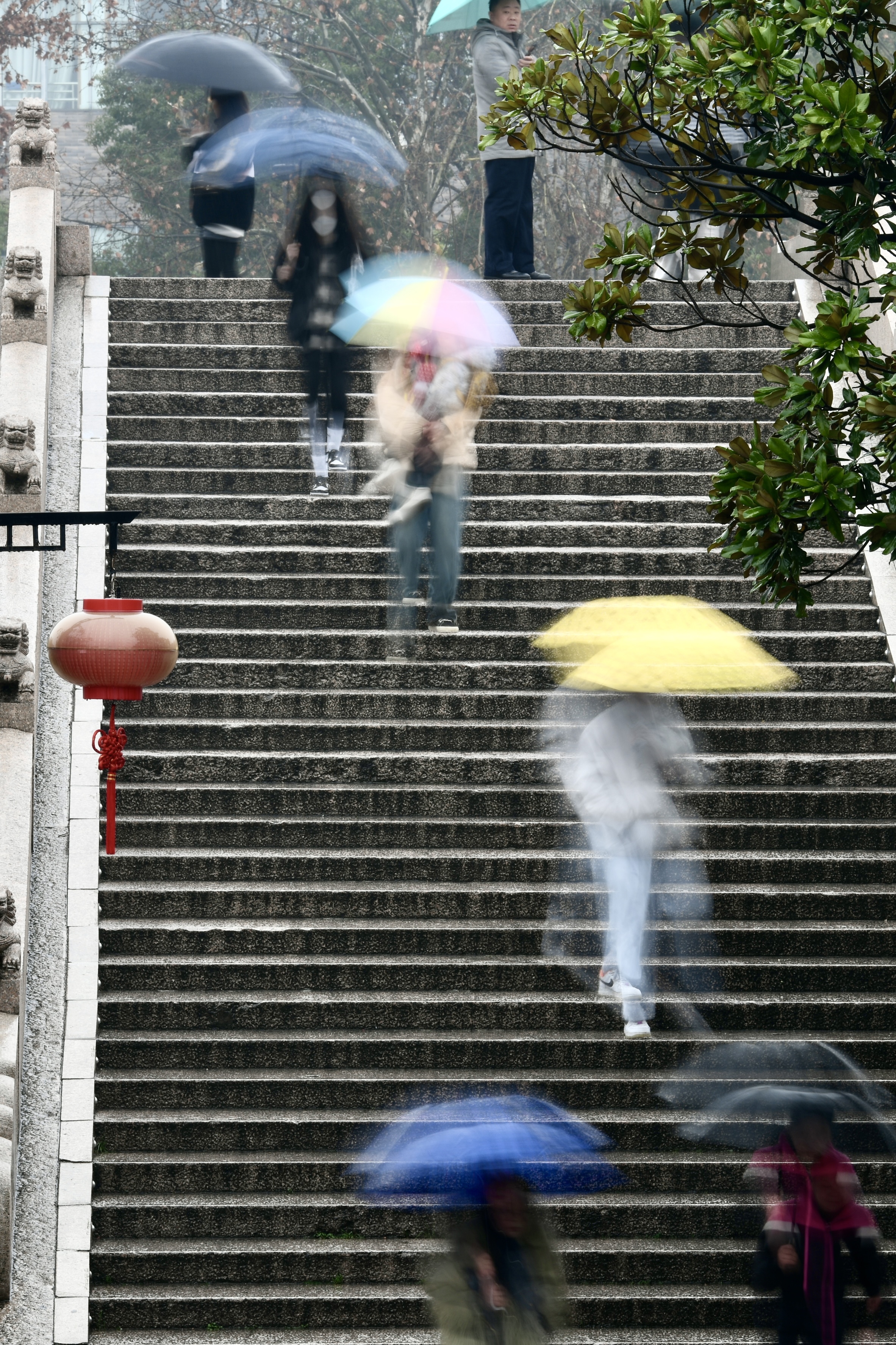 寒雨纏綿腳步慢